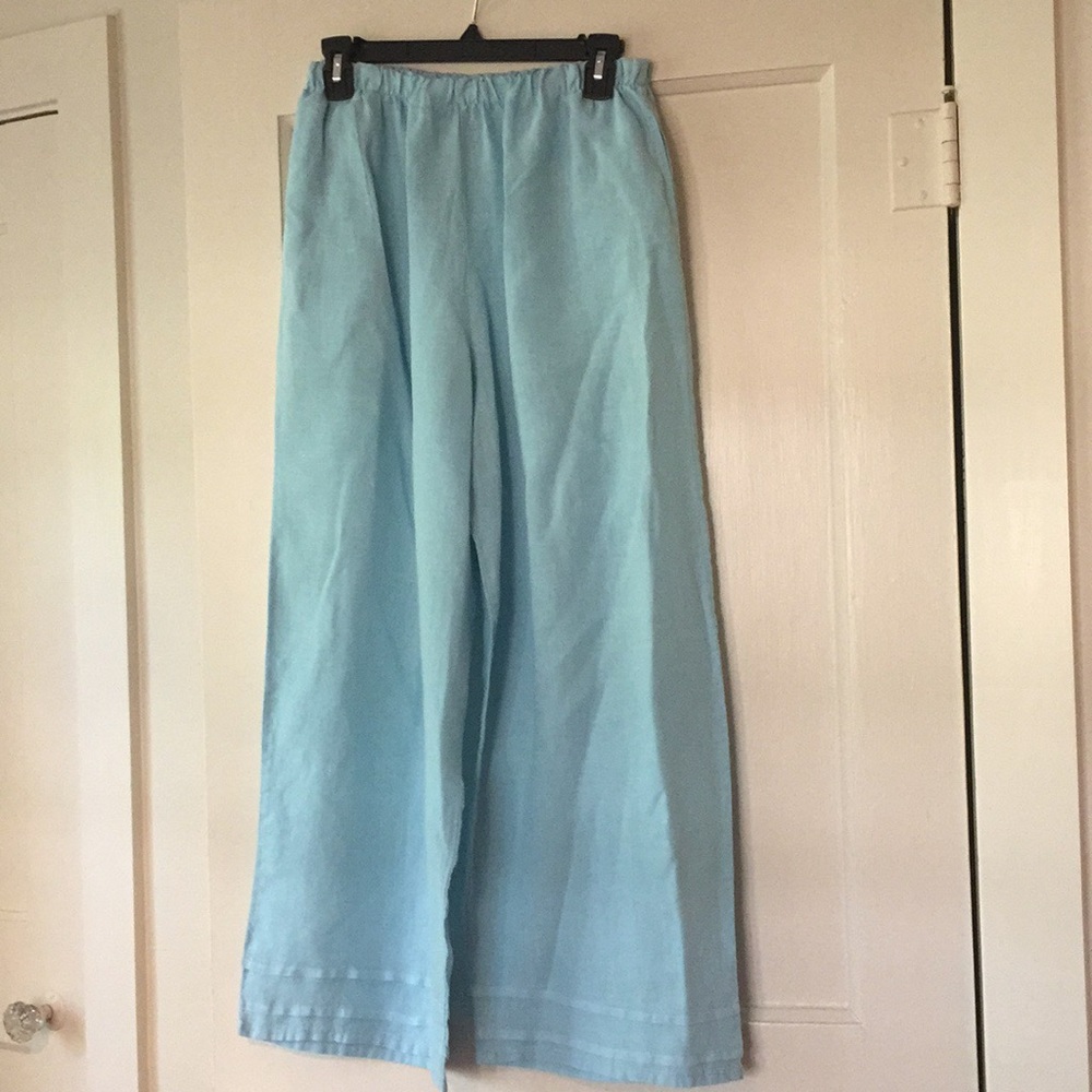 Cropped linen pants